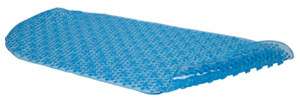 KITTRICH CORP 15 x 34.5, Blue, Bubble Bath Mat, Cushioned Mat BMAT 