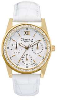 Caravelle By Bulova 44n100 Crystal Ladies Watch  