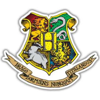 Harry Potter Hogwarts car bumper sticker decal 6 x 4  