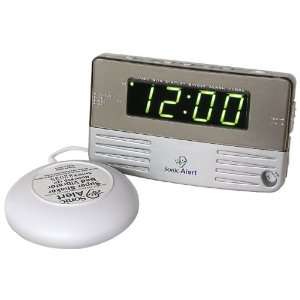  Sonic Alert Travel Size Bedside Clock with Bed Shaker 
