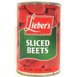 Liebers Sliced Beets 15 oz Grocery & Gourmet Food