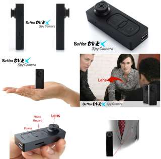 Mini Spy Button DV Video Cam Camera Voice Recorder Plus 4GB micro 