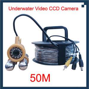 CCD Color Underwater Video Camera With 50m Cable  