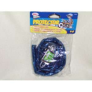   Digit Combo Lock & Chain for Bicycle Blue