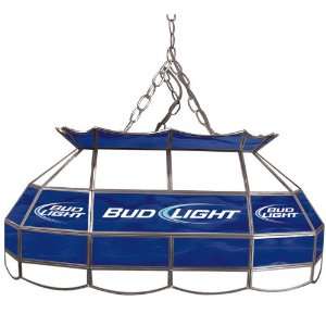  Bud Light 28 inch Stained Glass Pool Table Light 