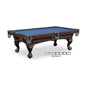 Auburn Tigers HBS Billiard Table 