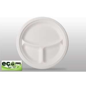   Bamboo Fiber Biodegradable Round Plate 500 Pack