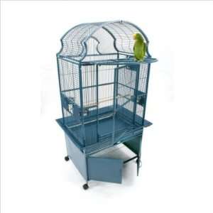  A&E Cage Co. RY2422 Small Fan Top Bird Cage Color Blue 