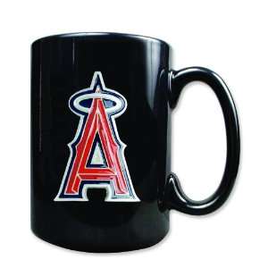  MLB Anaheim Angels 15oz Black Ceramic Coffee Mug Kitchen 