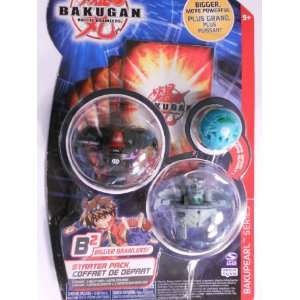 Bakugan Battle Brawlers Starter Pack Darkus (Black 