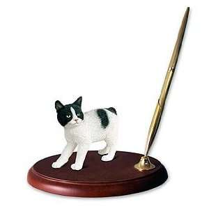  Black and White Cat Pen Holder