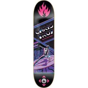  Troy Space Junk Skateboard Deck   8.25 Blacklight
