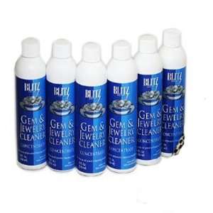  6 Pack   (8oz) BLITZ Concentrated Jewelry Cleaning 