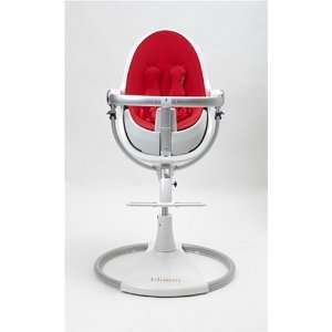 bloom fresco highchair small seat pad   rock red (without harness)