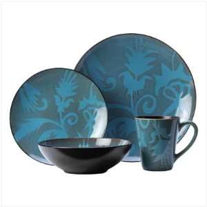  Blue Lotus Dinnerware Set