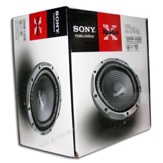 Sony Xplod XS GTR100L 10 Inch 4 Ohm GTR Subwoofer Car Audio 1200W Sub 