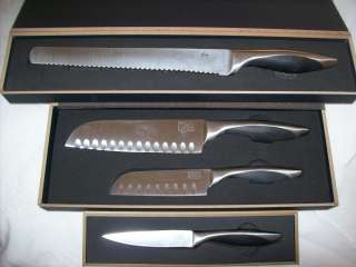  stainless steel forged blades with dual material handles high carbon 
