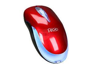   MO I133UR Red 3 Buttons 1 x Wheel USB Wired Optical 800 dpi Mouse