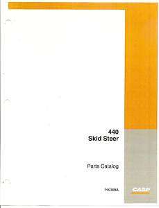 Case 440 Skid Steer Loader Parts Manual  