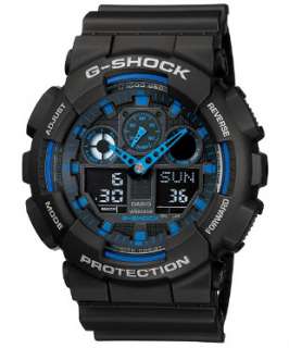 Casio GA 100 1A2 Anti Magnetic G Shock Watch Black  