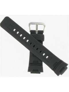 Casio 25mm Black Resin Watch Band 10188485 840596057244  