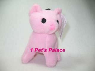 plush Pink Kitty dog toy toys pet puppy cat Lhasa  