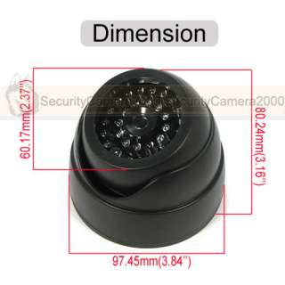   of Fake Dummy Dome CCTV Security Camera with Realistic IR LED