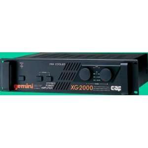  GEMINI XG 2000 Bridgeable Power Amplifier