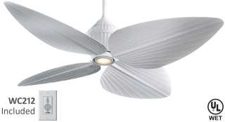   NEW Minka Aire Gauguin Outdoor Tropical Ceiling Fan (F581 WHF