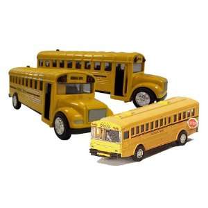  Set of Three Toy School Buses Toys & Games