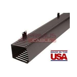 Vertical Slotted Duct Cable Manager, Single Sided, Side 