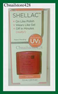 CND Shellac UV Gel Color Hot Chilis .25 fl oz.  
