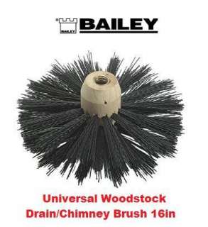 Baileys Universal Chimney Sweeps Brush Fits Drain Rods  