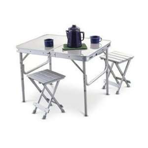  Portable Camping Table and Chair Set 