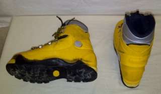   Expe 3 System Mens Yellow Ice Climbing Boots Shoes Size 9 US  