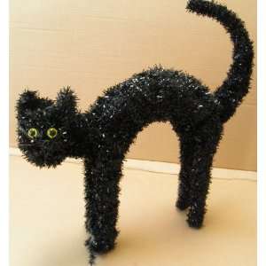  Decorative Scared Black Cat Halloween Decoration   17 