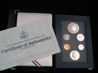 1990 UNITED STATES EISENHOWER PRESTIGE PROOF COIN SET  