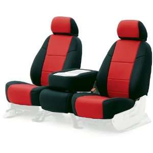   Fit Second Row Bucket Seat Cover   Neosupreme Fabric, Red Automotive