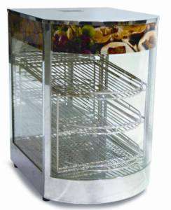 Glass Concession Heated Food Merchandiser Warmer NEW  