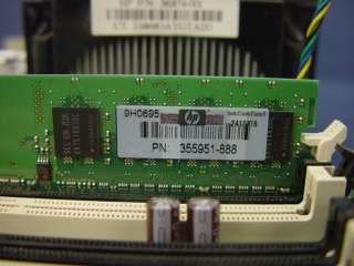 HP Compaq Motherboard 375374 001 & 2.8GHz CPU 512MB RAM  