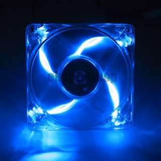 Computer PC Case Blue LED Neon Fan Heatsink Cooler 12V  