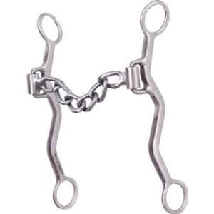  Classic Equine Rickey Green Long Chain Bit