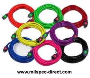   . 12/3 SJTW Pro Glo® Extension Cords in 8 Colors 813769011459  