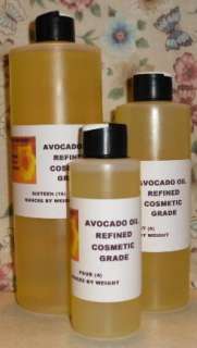 for 4oz 100 % pure refined avocado oil cosmetic grade