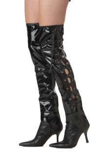 Deluxe Lace Up Boot Covers Costume Footwear  