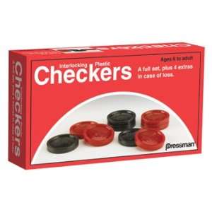    26 Pack PRESSMAN TOYS CHECKERS CHECKERS ONLY 