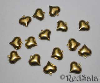 30 Brass Bead Jingle Bells 10 mm Craft Jewelry Making  