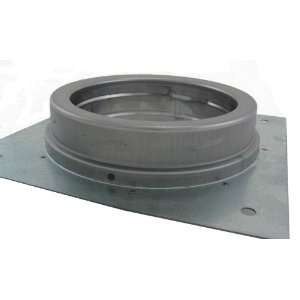   Steel DuraChimney II 10 Class A Chimney Pipe Anchor Plate with Damper