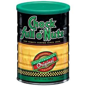 Chock Full O Nuts Coffee, Decaffeinated, 12 Oz  Grocery 