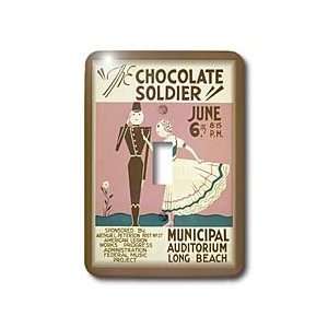  Florene Vintage   Chocolate Soldier Play Ad   Light Switch 